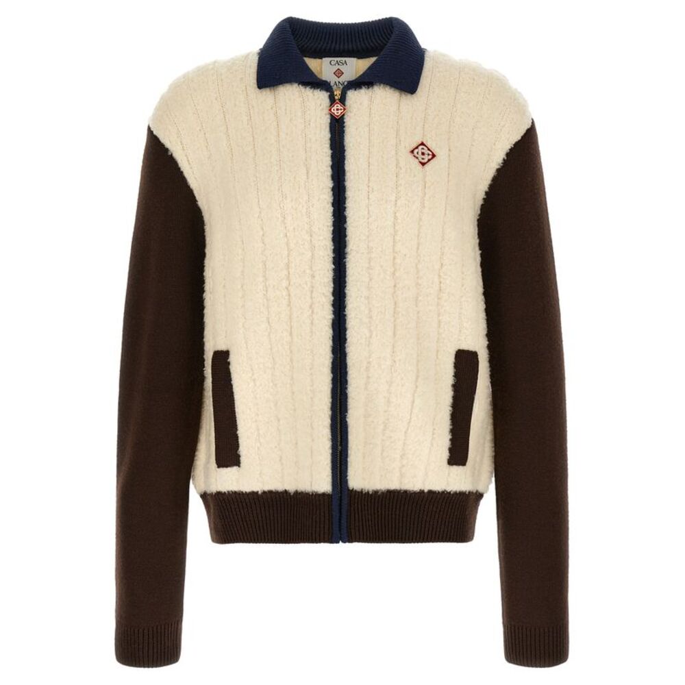 Casablanca Multicolor Wool Full-Length Men's Jacket